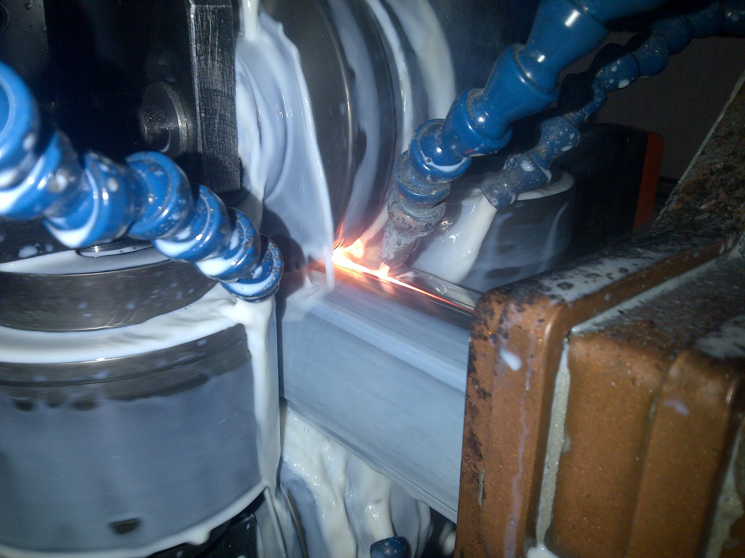Induction welding of square structural tube (HSS)